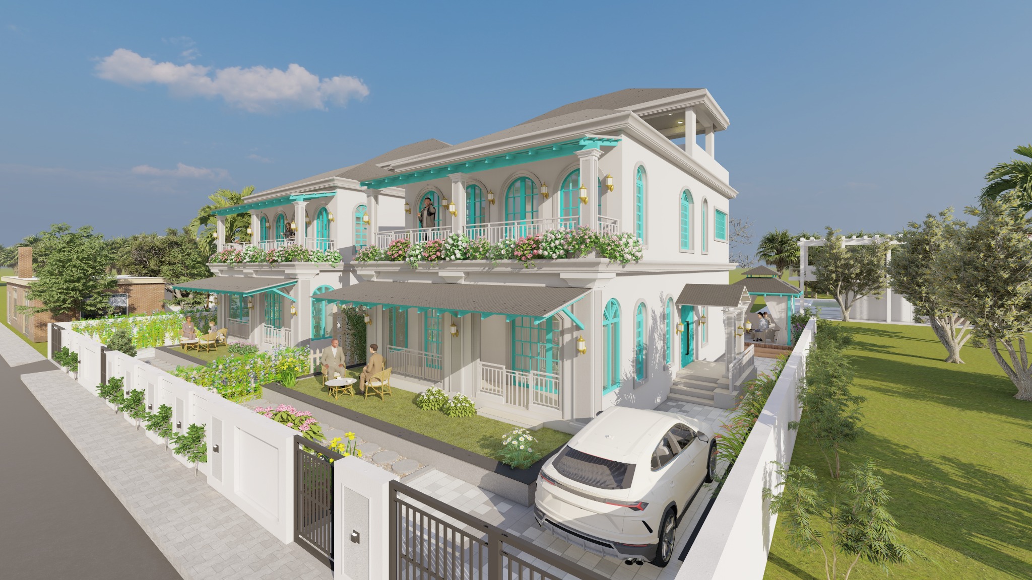 Elegant Facade — Right View